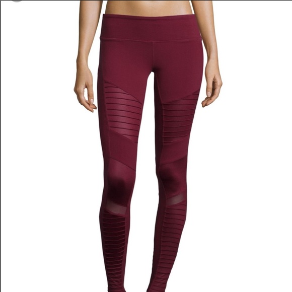 Alo Black Cherry Leggings